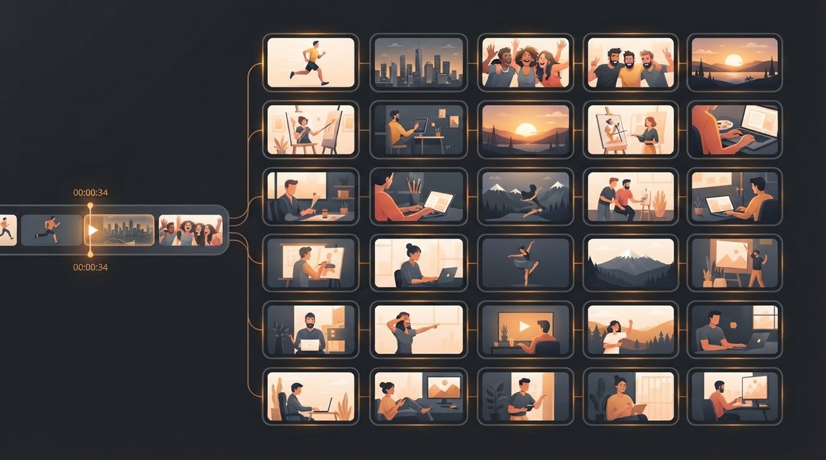 Как разбить видео на кадры