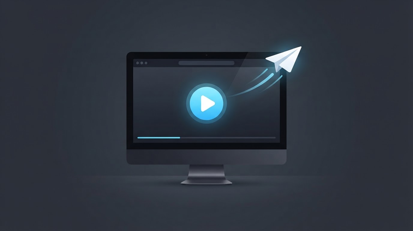 Как выложить запись экрана в Telegram